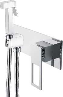 Гигиенический душ Boheme Q со смесителем хром 147-CRCR